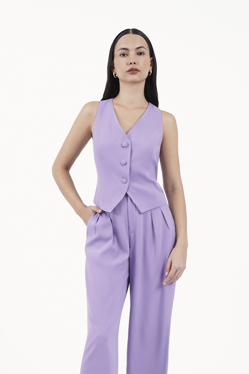 CHALECO DAMIANA LILA