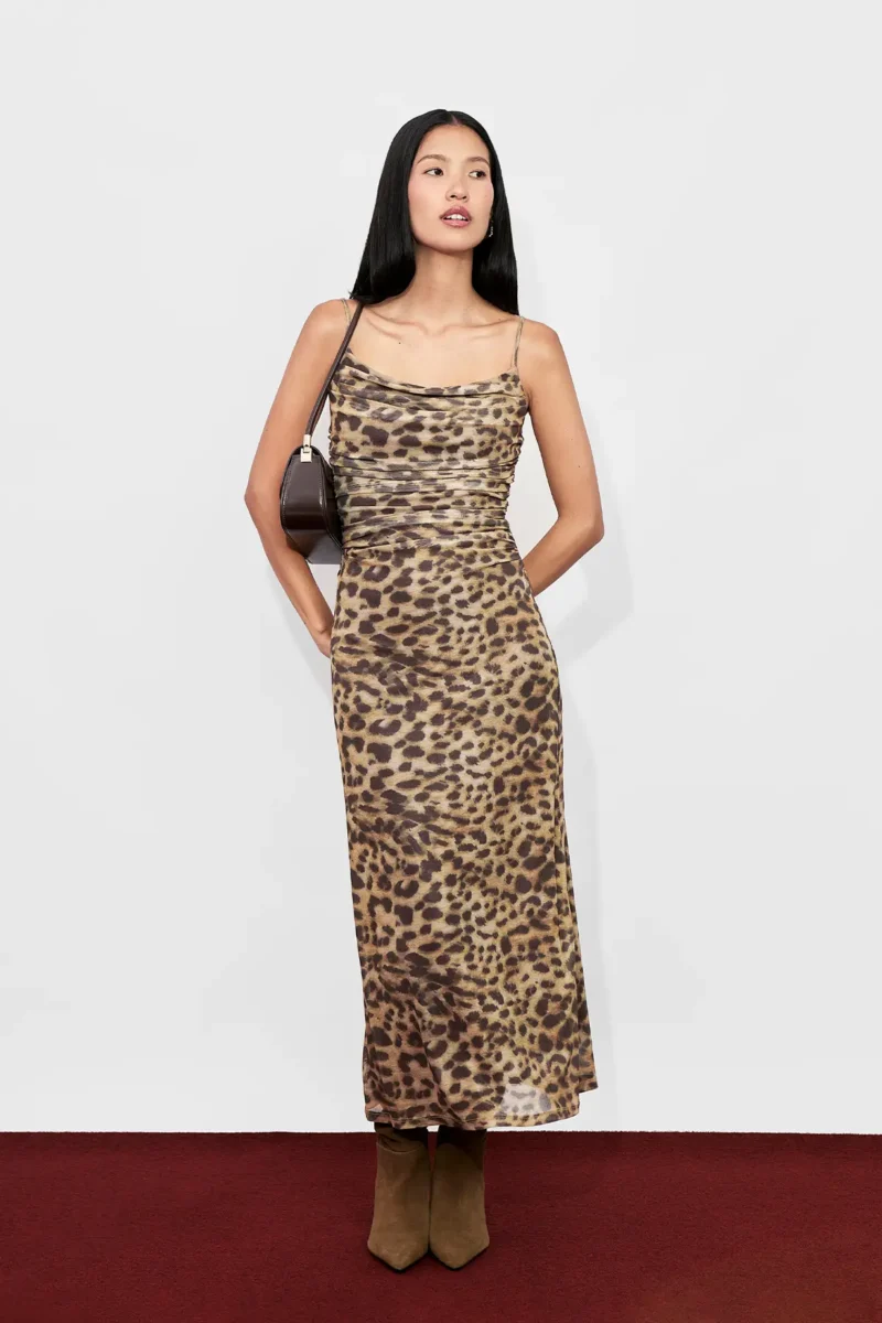 VESTIDO ADELAIDE MARRÓN