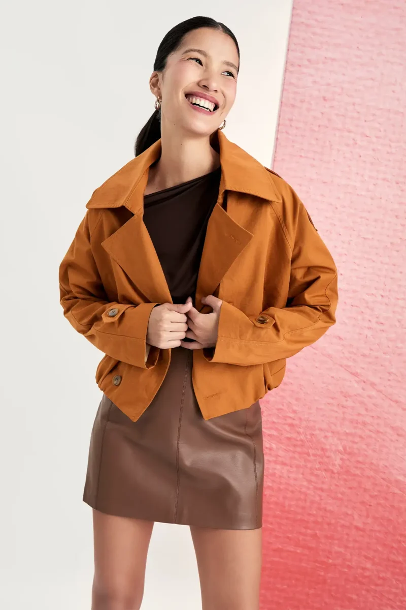CHAQUETA DARIA LACRE
