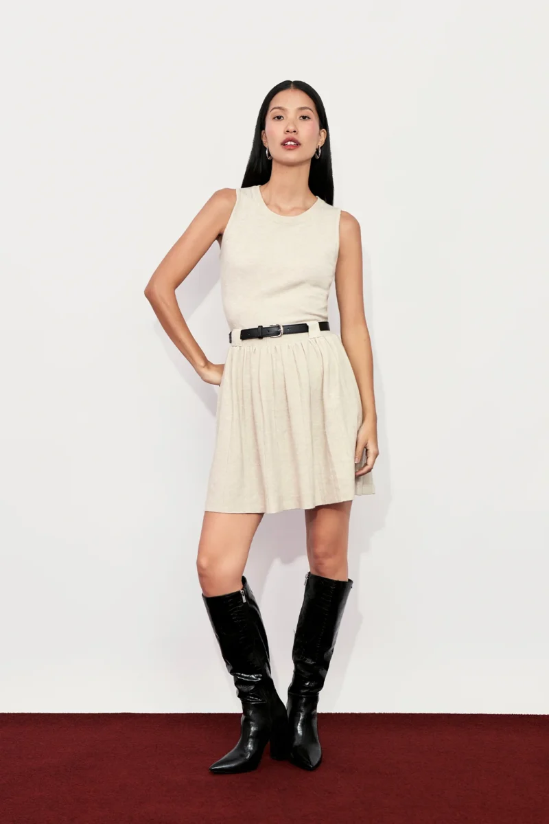 VESTIDO ALMA BEIGE