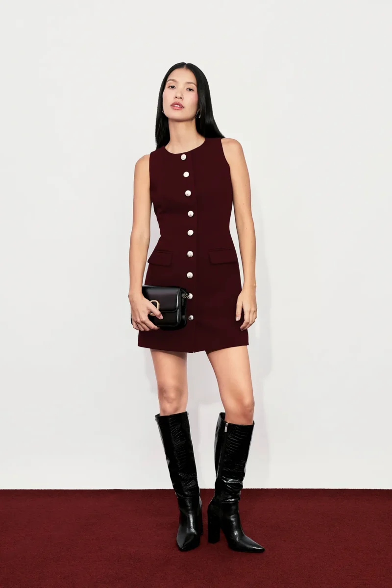 VESTIDO DIANERY VINO